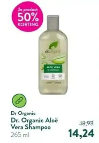 Holland & Barrett Dr. Organic Aloë Vera Shampoo 265ML aanbieding