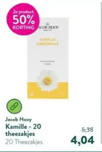 Holland & Barrett Jacob Hooy Kamille 20 theezakjes aanbieding