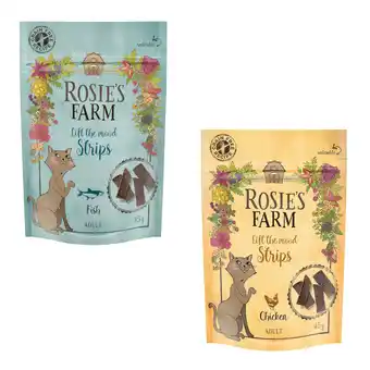 Zooplus Rosie's Farm Snack-Mix - Strips (Kip & Rund) aanbieding