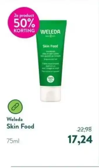 Holland & Barrett Weleda Skin Food 75ml aanbieding