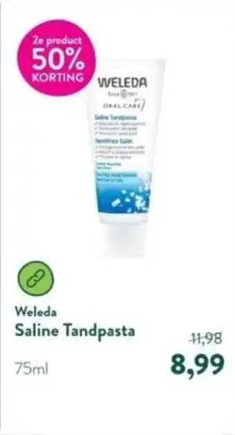Holland & Barrett Weleda Saline Tandpasta 75ml aanbieding