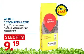 Kluswijs WEBER BETONREPARATIE 2kg aanbieding