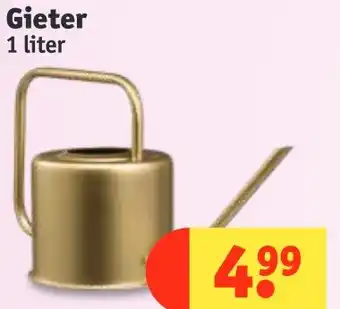 Kruidvat Gieter 1 liter aanbieding