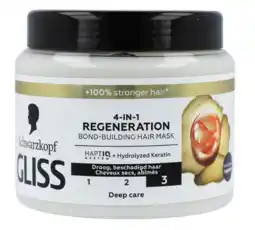 De Online Drogist Schwarzkopf Gliss Kur Total Repair 2-in-1 Treatment Masker aanbieding