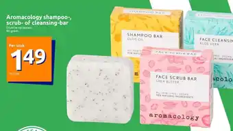 Action Aromacology shampoo, scrub of cleansing-bar 80g aanbieding