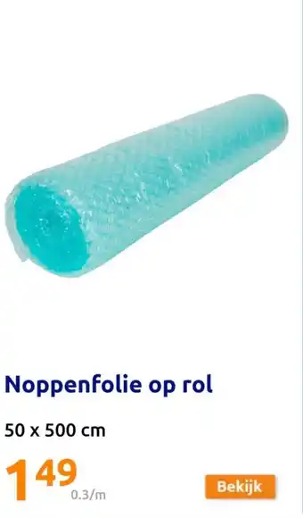 Action Noppenfolie op rol 50 x 500 cm aanbieding