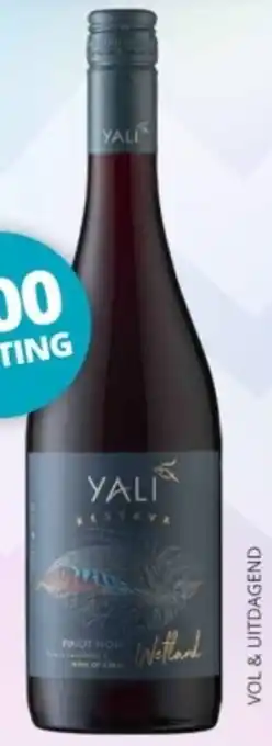 Mitra Yali 'Wetland' Reserva Pinot Noir 75 cl aanbieding