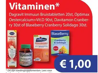 Die Grenze Vitaminen aanbieding