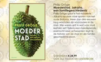 Libris Moederstad - Philip Dröge aanbieding