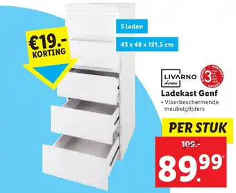 Lidl LIVARNO home Ladekast Genf aanbieding