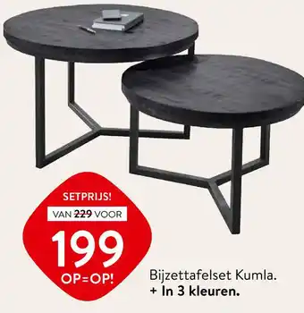 Profijt Meubel Bijzettafelset Kumla. aanbieding