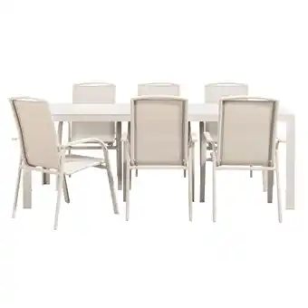 Leen Bakker Tuinset Savoie Cannes - zand - 5-delig - Leen Bakker aanbieding