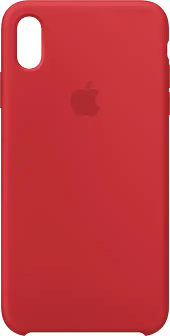 MediaMarkt Apple Iphone Xs Max Siliconenhoesje Rood aanbieding