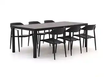 Kees Smit Bellagio Valli/La Fonte 220cm dining tuinset 7-delig aanbieding