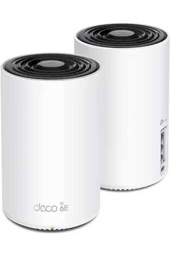Amazon TP-Link Deco XE75 AXE5400 Genuine Tri-band WiFi 6E Mesh System, Range up to 670 m2, Brand New 6GHz band, AI-controlled mesh, aanbieding