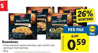 Lidl Boemboes 95g aanbieding