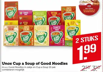 Coop Unox Cup a Soup of Good Noodles aanbieding