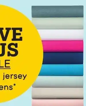 Leen Bakker 2e halve prijs op alle moltons en jersey hoeslakens aanbieding