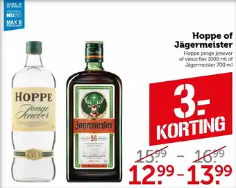 Coop Hoppe of Jagermeister aanbieding