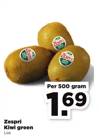 PLUS Zespri Kiwi green 500g aanbieding