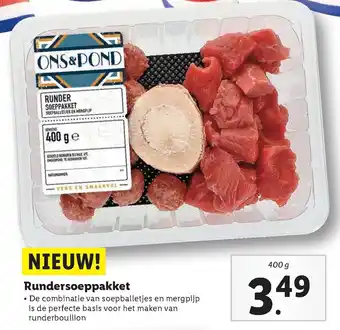 Lidl Rundersoeppakket 400g aanbieding