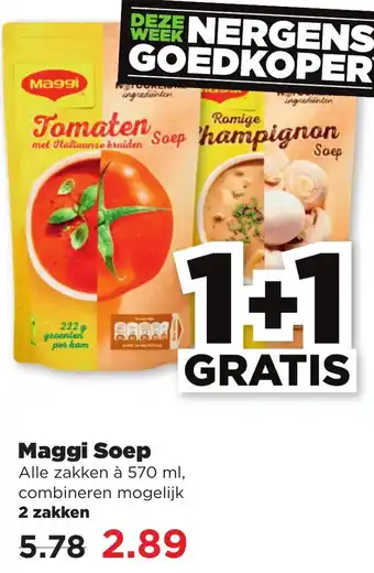 PLUS Maggi Soep 570ml aanbieding