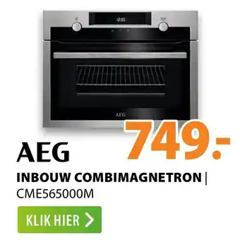 Expert AEG Inbouw Combimagnetron CME565000M aanbieding