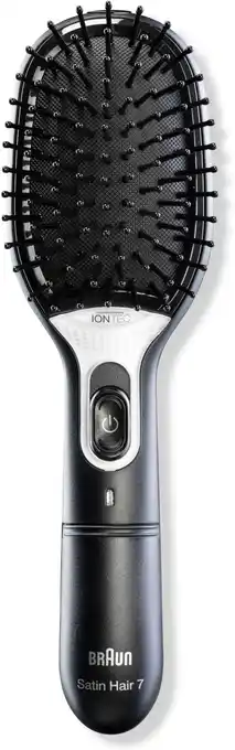 Amazon Braun Satin Hair 7 IONTEC Brush Haarborstel Met Ionische Technologie Voor Een Superglans, BR710 aanbieding