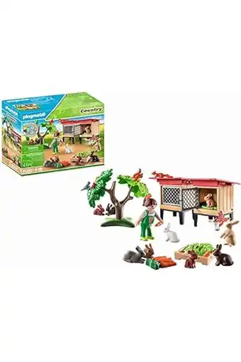 Amazon Playmobil 71252 Country Konijnenhok, Multi kleuren,Eén maat aanbieding