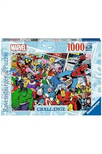 Amazon Ravensburger Marvel Avengers Challenge Puzzle - 1000 Piece Jigsaw Puzzles for Adults & Kids Age 12 Years Up aanbieding