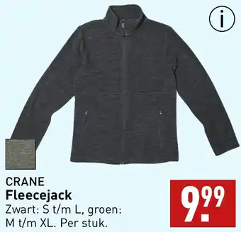 ALDI CRANE Fleecejack aanbieding