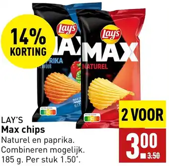 ALDI LAY'S Max chips aanbieding