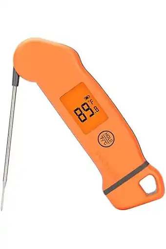 Amazon INKBIRD Professioneel Digitale Vleesthermometer IHT-1S, Waterbestendige BBQ Thermometer met Draaibaar Scherm en Backlight Dis aanbieding