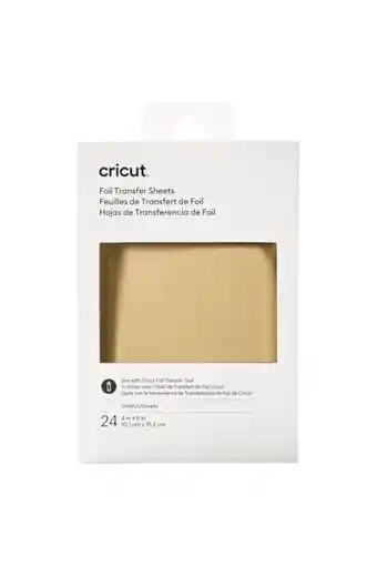 Amazon Cricut Goud | 10,1cm x 15,2cm (4 x 6) | 24 x Vellen | voor gebruik Foil Transfer Tool (Afzonderlijk verkocht) aanbieding