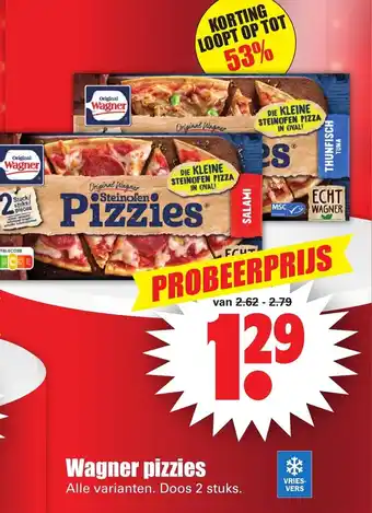 Dirk Wagner pizzies aanbieding