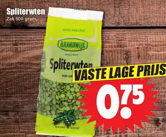 Dirk Spliterwten 500 gram aanbieding