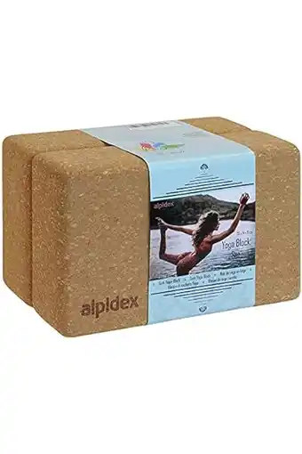 Amazon ALPIDEX Yoga blok set van 2 ecologisch en duurzaam ecologisch en duurzaam natuurlijk kurk uit Portugal aanbieding
