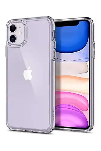 Amazon Spigen Ultra Hybrid Case Compatibel met iPhone 11 Hoesje -Crystal Clear aanbieding