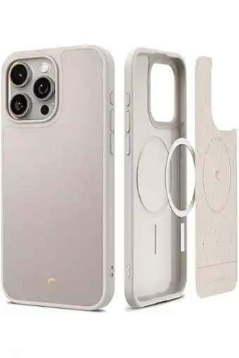 Amazon CYRILL van Spigen Kajuk Mag hoesje compatibel met iPhone 15 Pro (2023) - Cream aanbieding