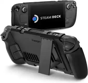 Amazon Spigen Thin Fit Pro Cover Case Compatibel metSteam Deck LCD (2022) / Steam Deck OLED (2023) - Zwart aanbieding