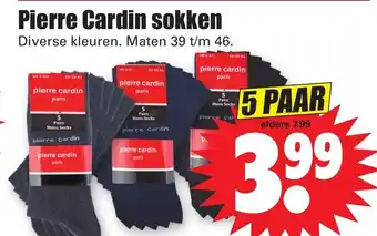 Dirk Pierre Cardin sokken 39 t/m 46 aanbieding