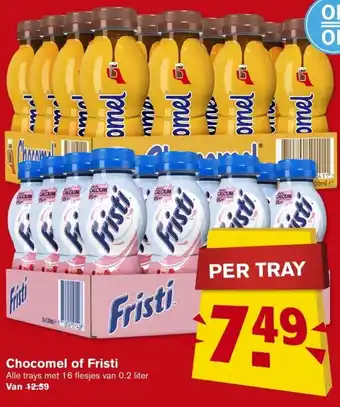 Hoogvliet Chocomel of Fristi 0.2 liter aanbieding