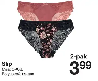 Zeeman Slip S-XXL 2-pak aanbieding