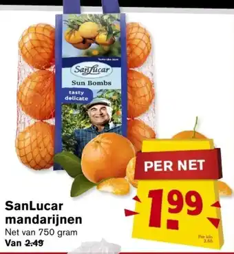 Hoogvliet SanLucar mandarijnen 750 gram aanbieding