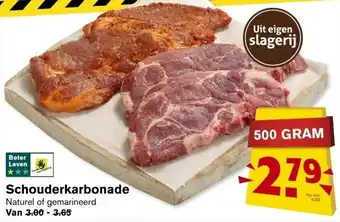 Hoogvliet Schouderkarbonade 500 gram aanbieding