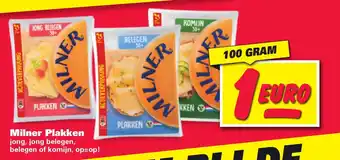 Nettorama Milner plakken 100g aanbieding