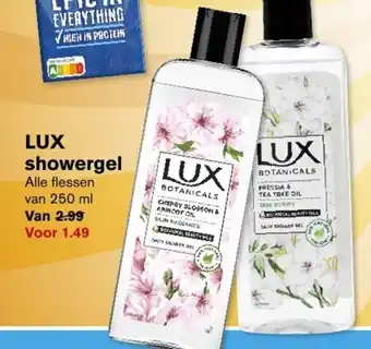 Hoogvliet Lux showergel 250 ml aanbieding