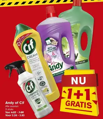 Hoogvliet Andy of Cif aanbieding