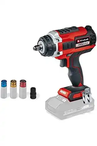 Amazon Einhell Professional accu slagmoersleutel IMPAXXO 18/400 Power X-Change (li-ion, 18 V, 400 Nm, aandrijving met 3 versnellinge aanbieding