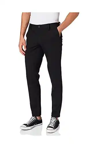 Amazon Only & Sons Onsmark Pant Stripe Gw 3727 Noos heren Chinobroek,Zwart (zwart).,34W / 32L aanbieding